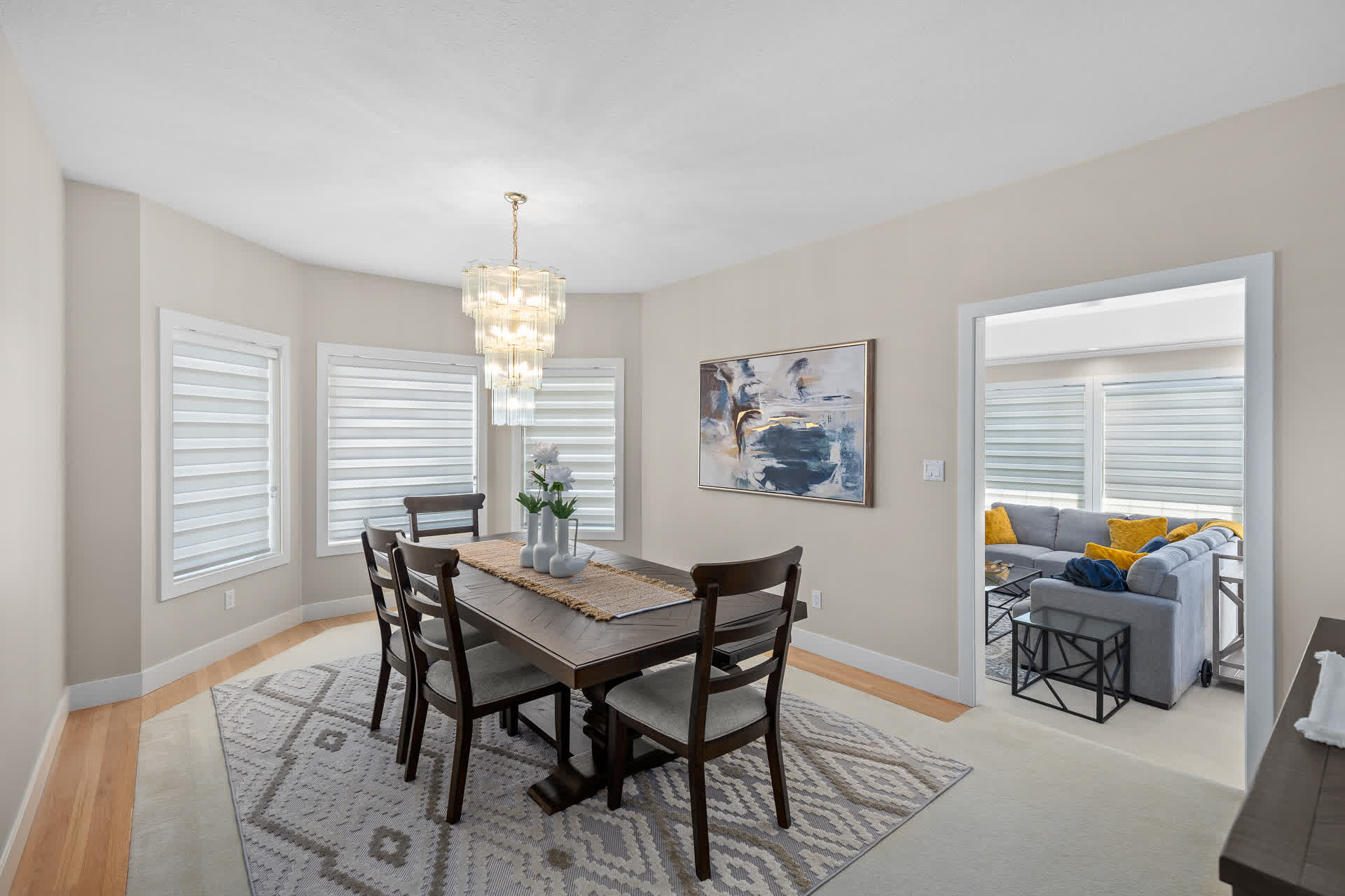 Main Floor Dining Room with Views