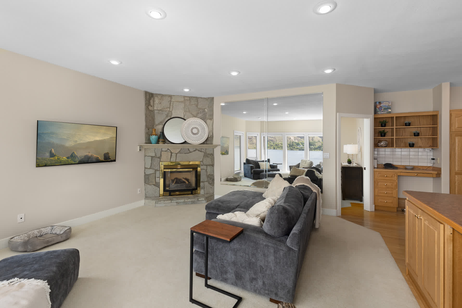 Living Room with Scenic Views