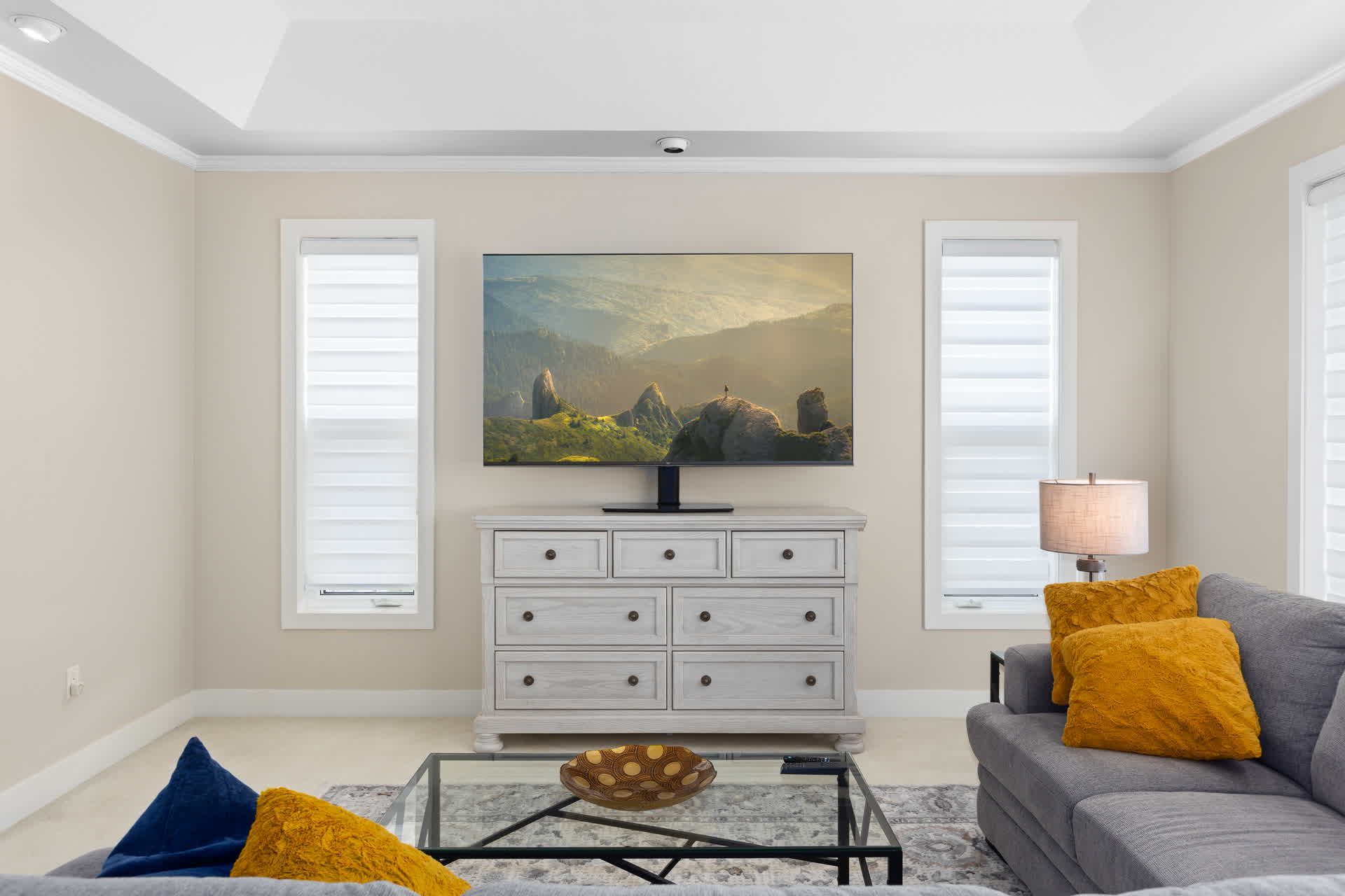 Sitting Room with Smart TV